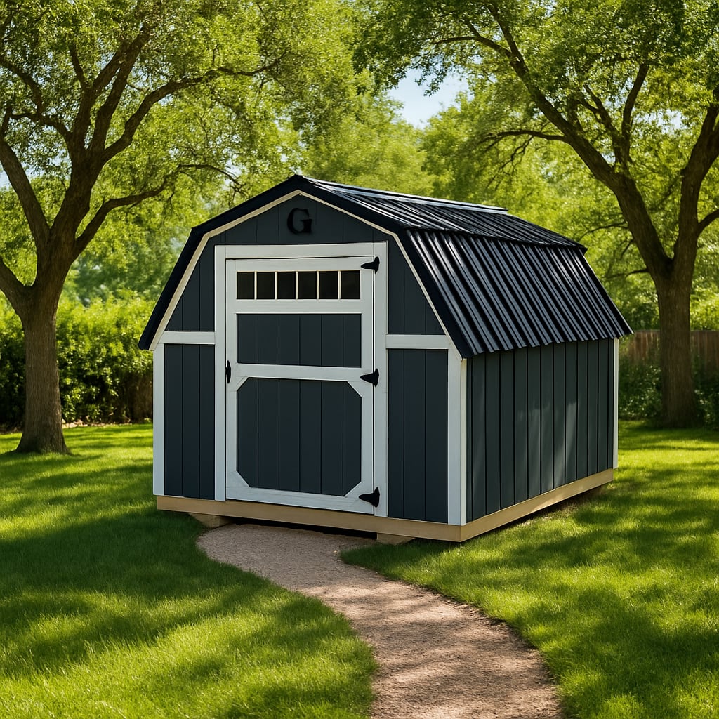 8x12 Barn at ACE Buildings - Graceland of Corpus Christi