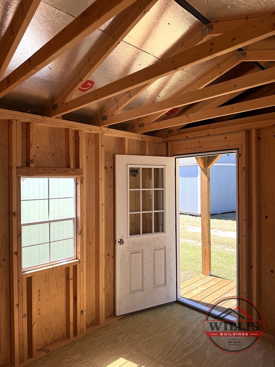 8x16 Cabin at Willis Buildings