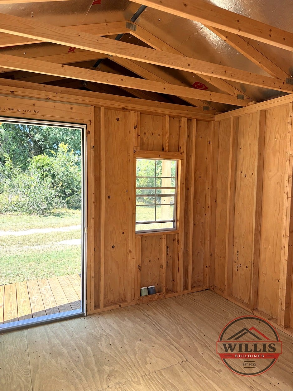 8x16 Cabin at Willis Buildings