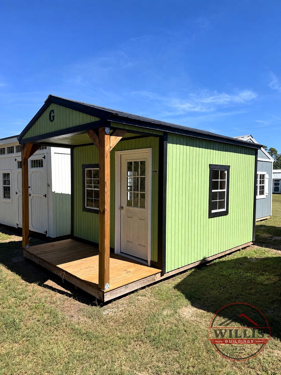 8x16 Cabin at Willis Buildings
