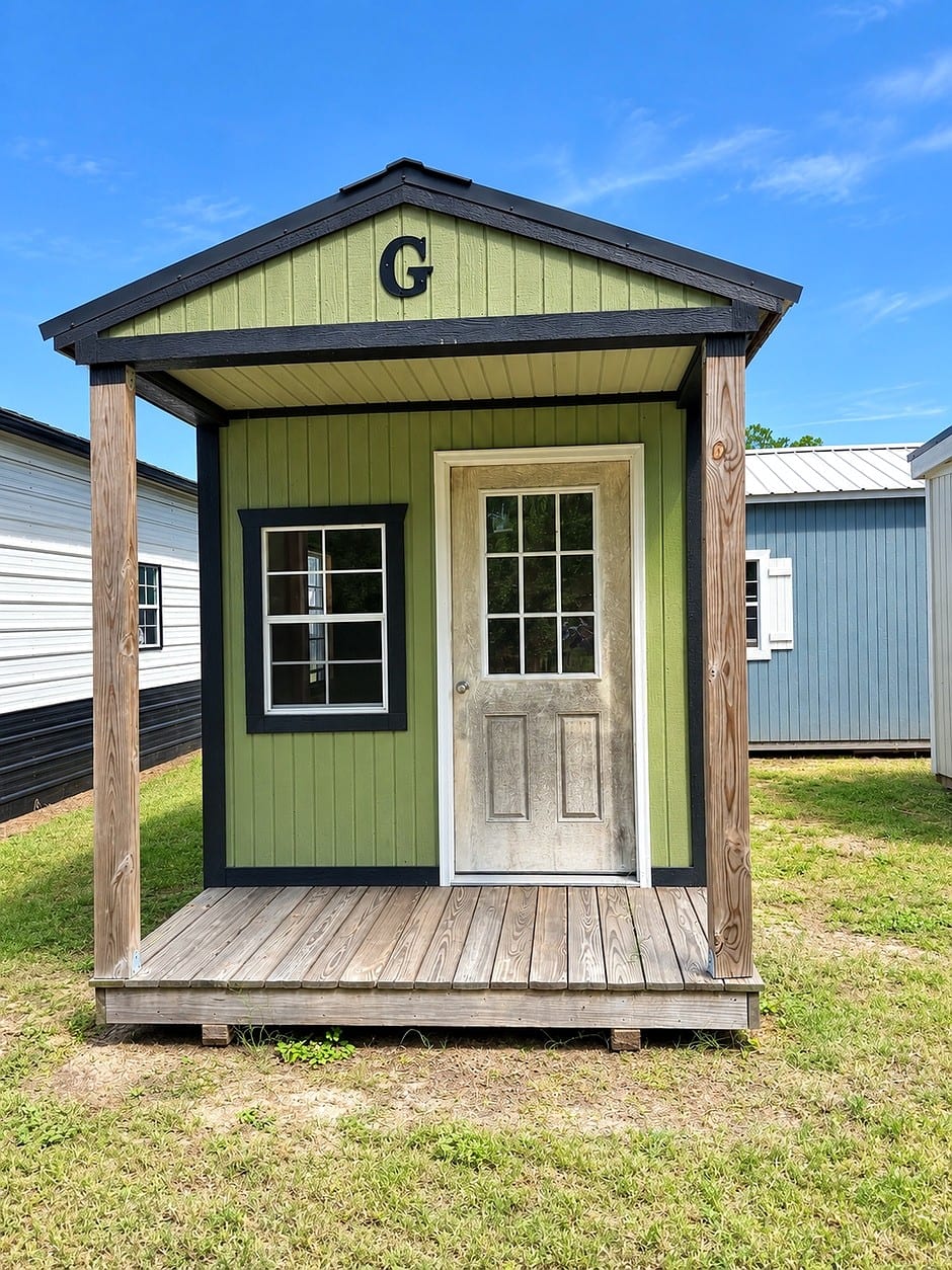 8x16 Cabin at Moultrie Lot- Willis Buildings