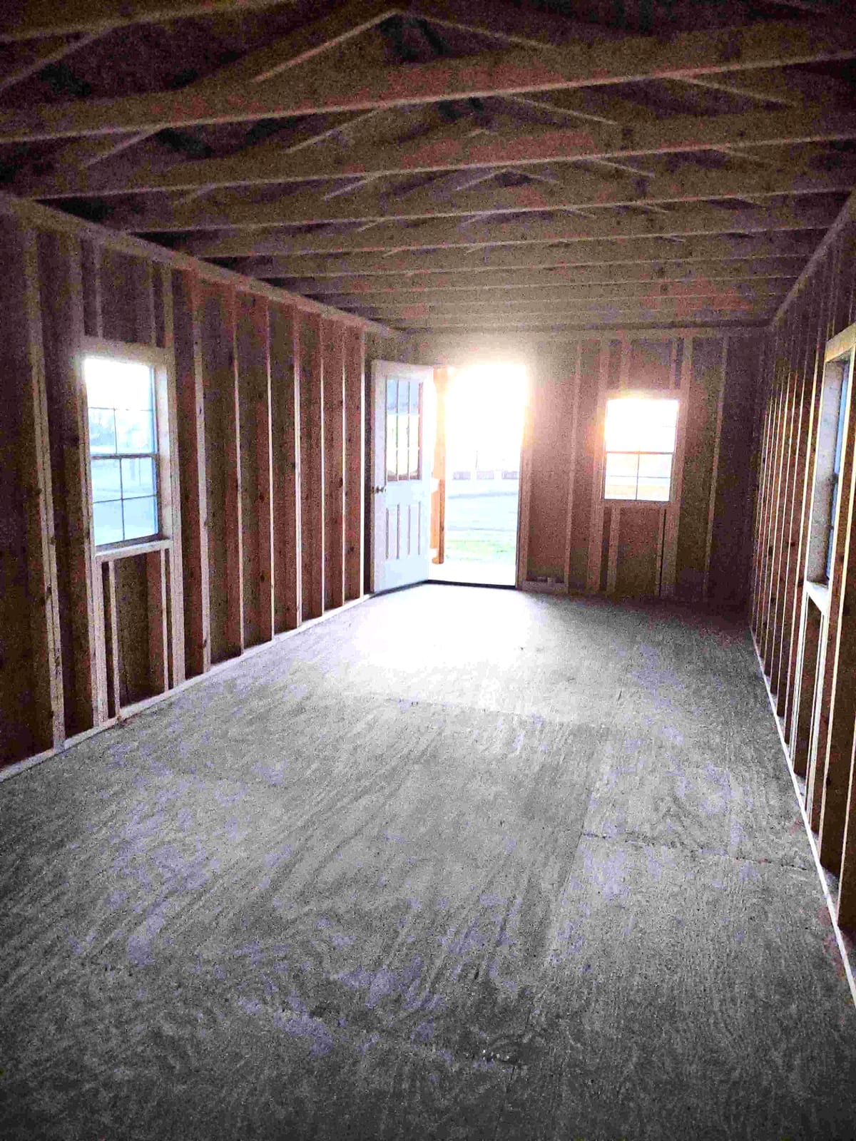 12x32 Cabin at Jimmy's Portable Buildings of Savannah, TN