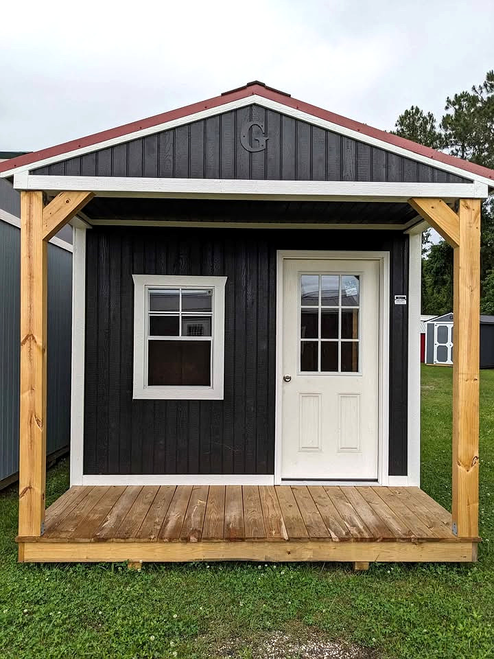 10x16 Cabin at Graceland Storage Sheds and Buildings of Kingsland