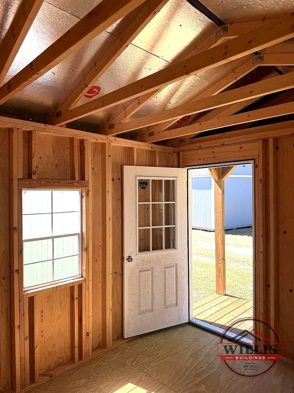 10x16 Cabin at Willis Buildings