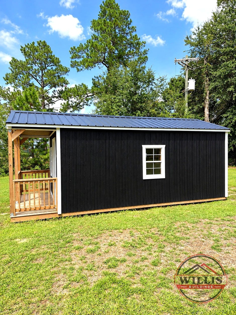 12x24 Cabin at Moultrie Lot- Willis Buildings