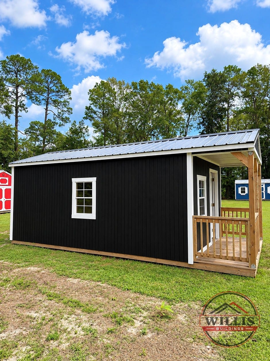 12x24 Cabin at Moultrie Lot- Willis Buildings
