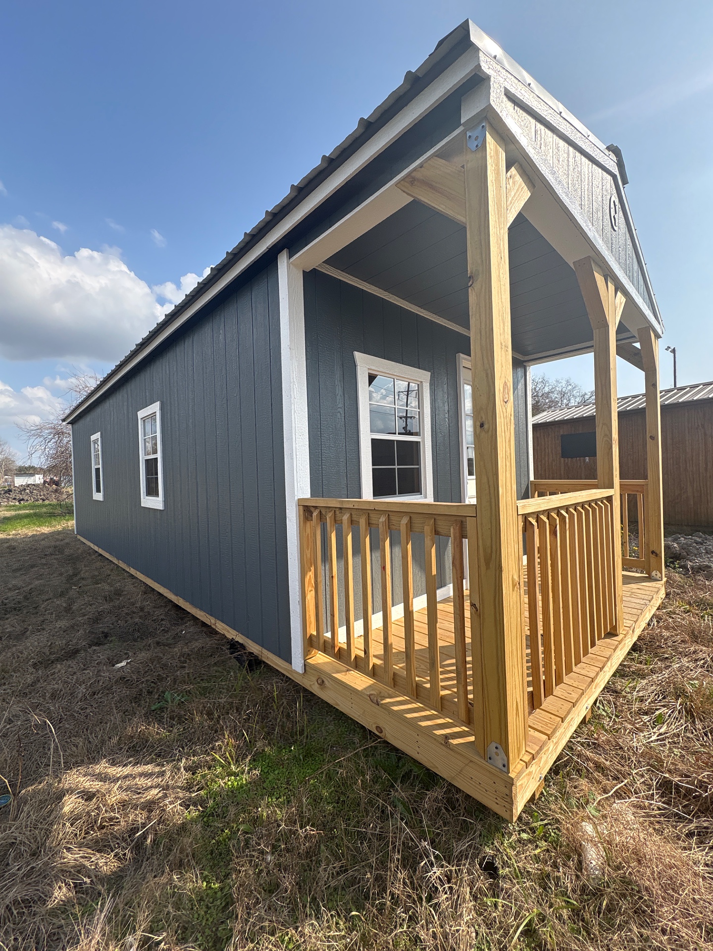 12x32 Cabin at Cajun Buildings and Carports