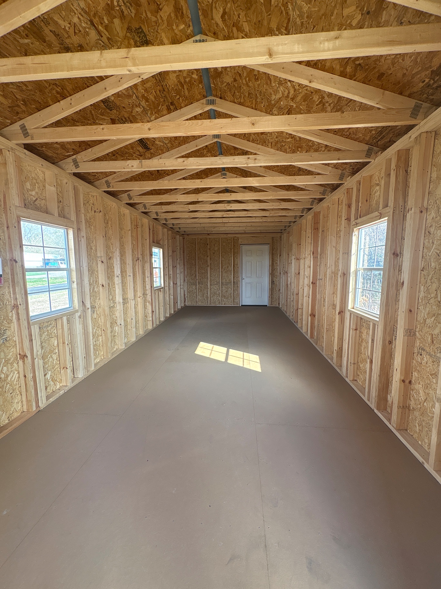 12x32 Cabin at Cajun Buildings and Carports