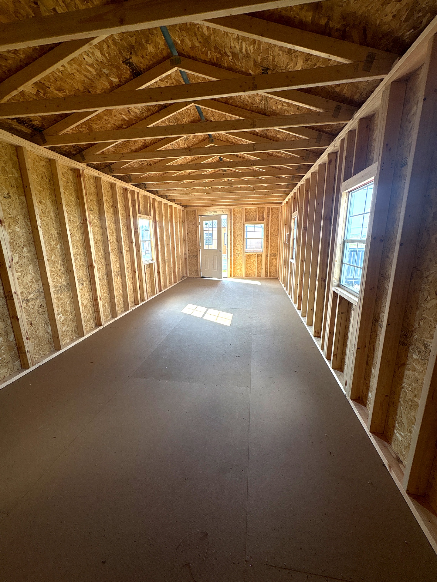 12x32 Cabin at Cajun Buildings and Carports