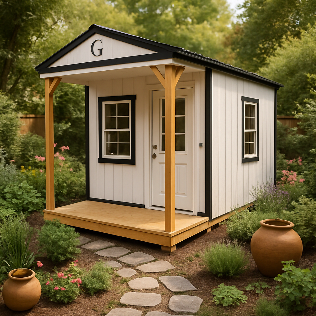 8x16 Cabin at Hill  Top Sales