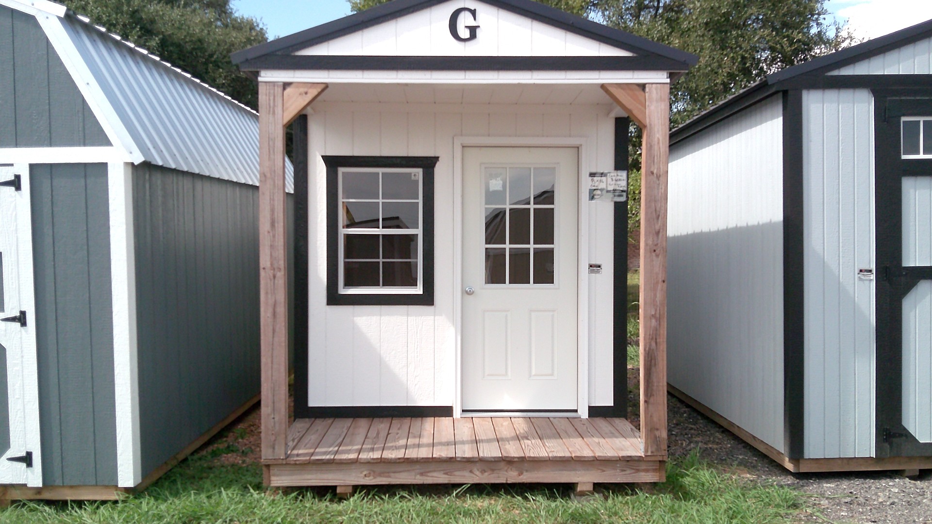 8x16 Cabin at Hill  Top Sales