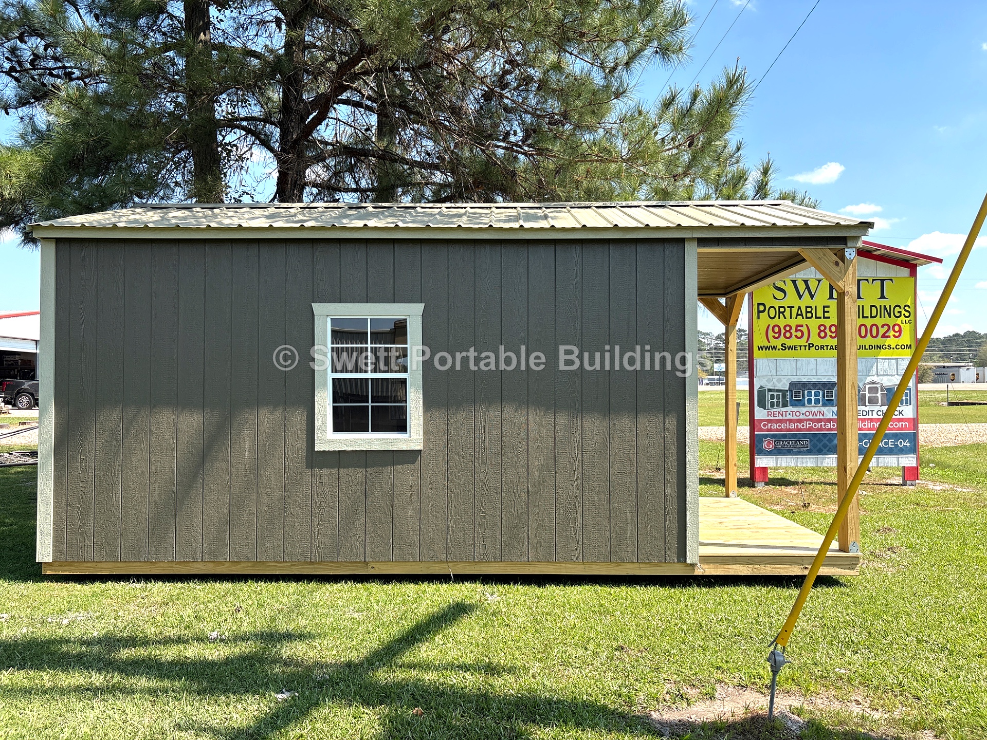 10x20 Cabin at Swett Portable Buildings LLC