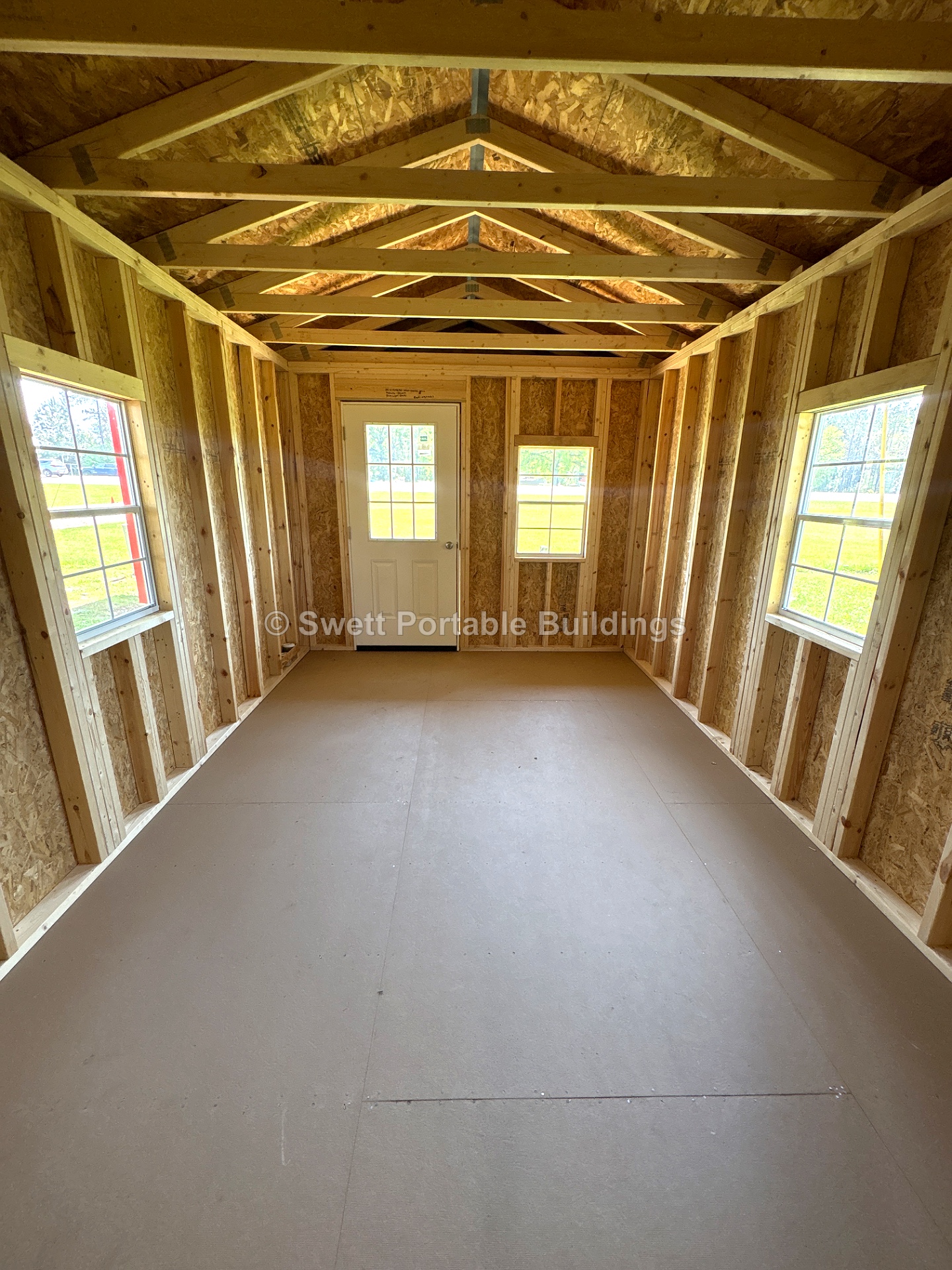 10x20 Cabin at Swett Portable Buildings LLC