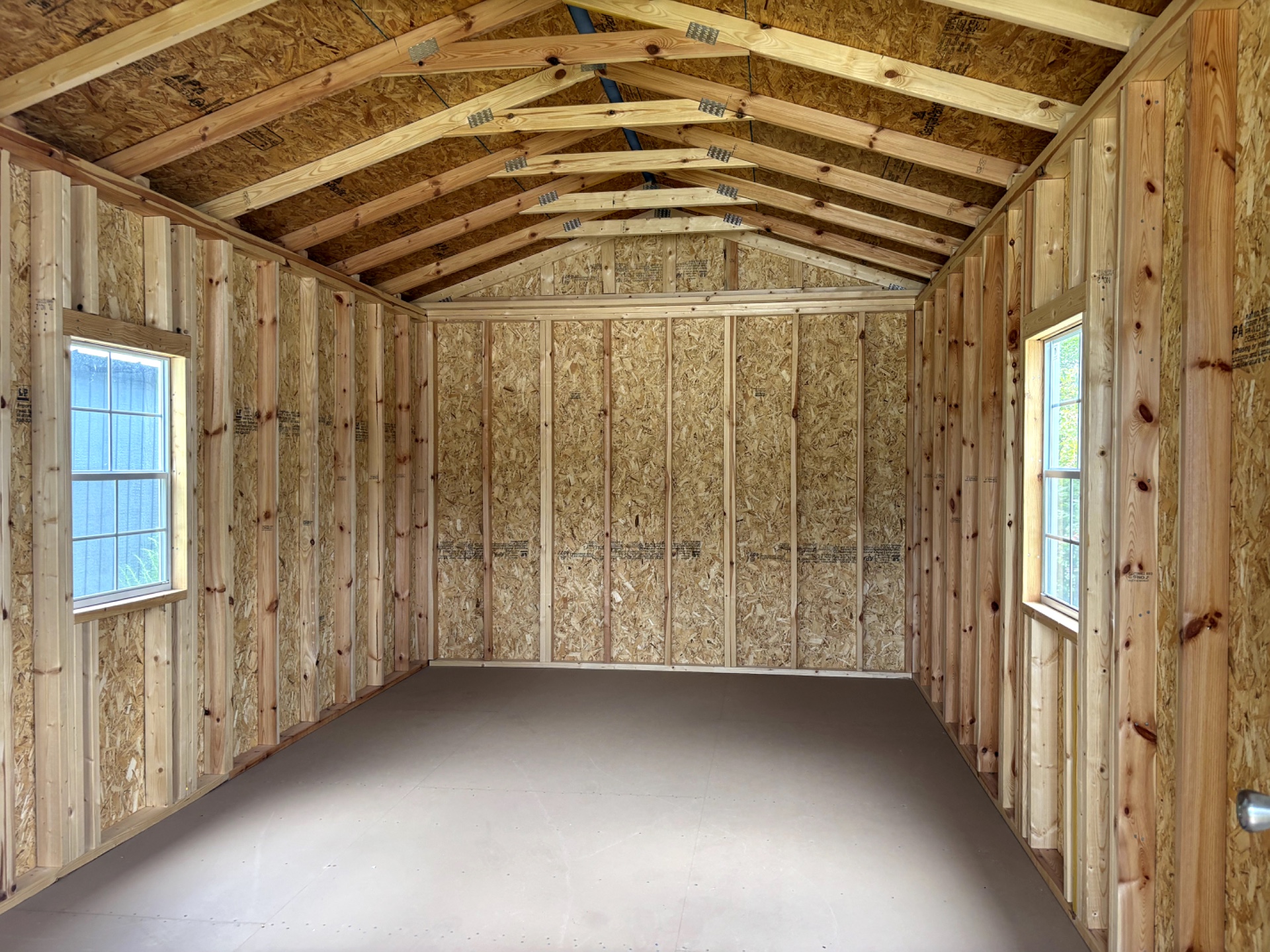 12x24 Cabin at Portable Buildings of Ravenel