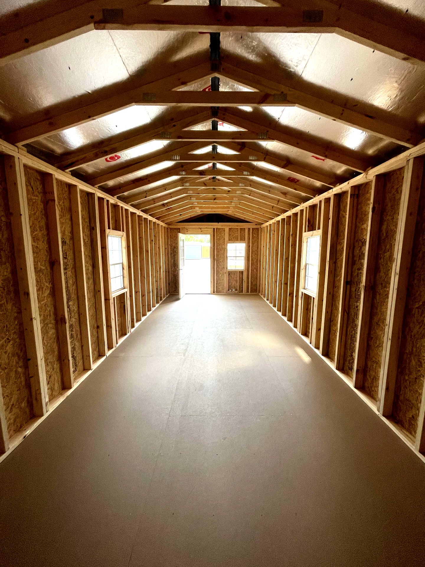 12x32 Cabin at Jimmy's Portable Buildings of Savannah, TN