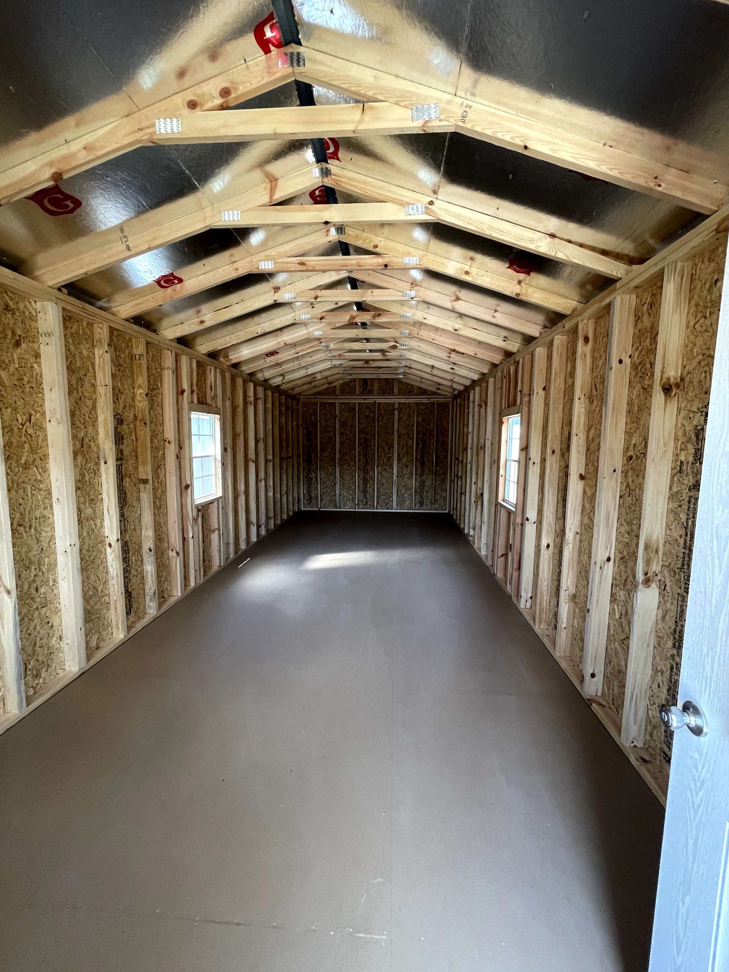 12x32 Cabin at Jimmy's Portable Buildings of Savannah, TN