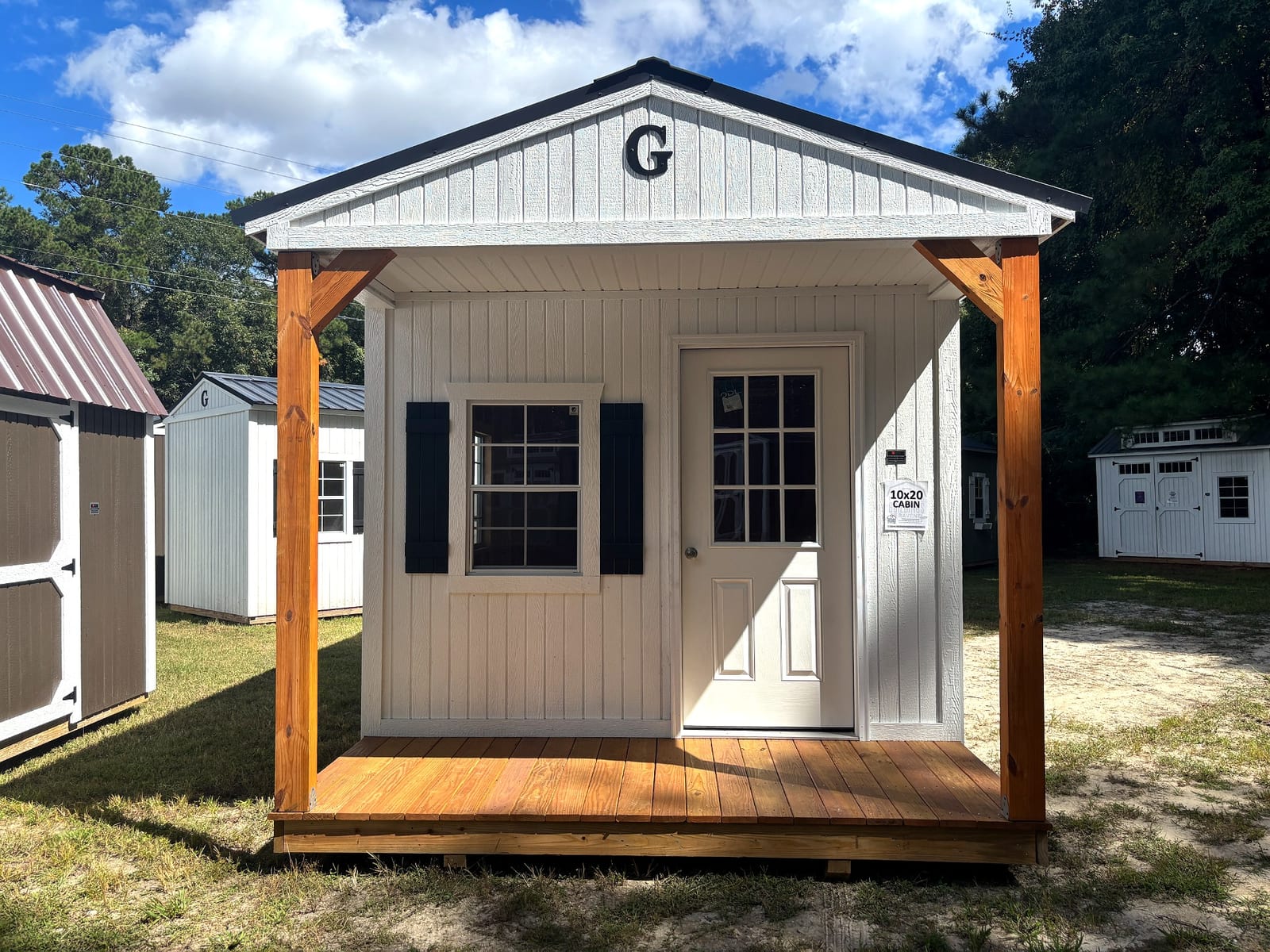 10x20 Cabin at Portable Buildings of Ravenel
