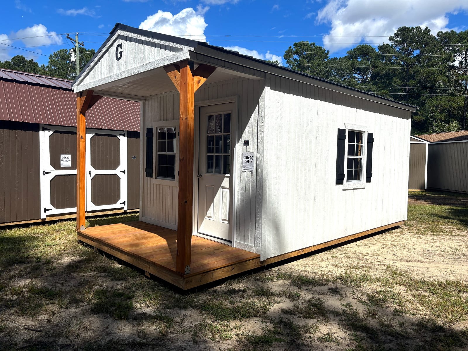 10x20 Cabin at Portable Buildings of Ravenel