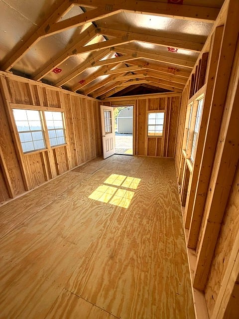 12x24 Cabin at Graceland Portable Buildings of the Carolinas / Dixie Motors, LLC