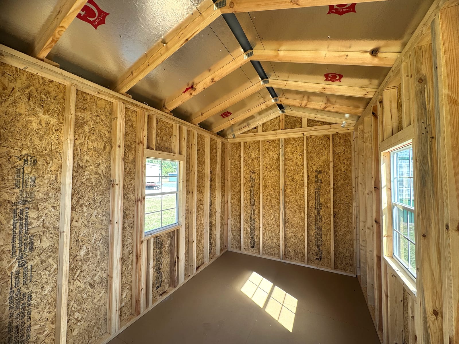 8x16 Cabin at Southern Ag Equipment, LLC - Saint Francisville, Louisiana
