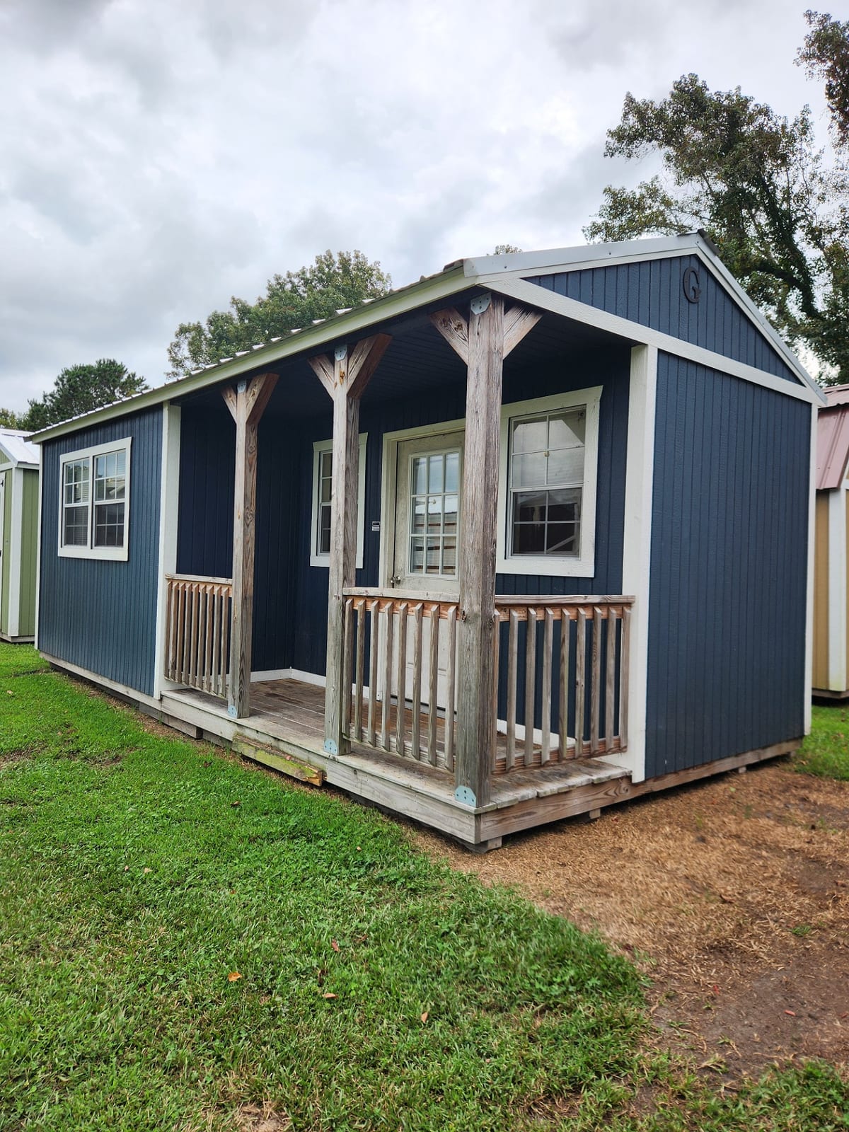 12x24 Corner Porch Cabin at Toler's Coastal Structures - Newport