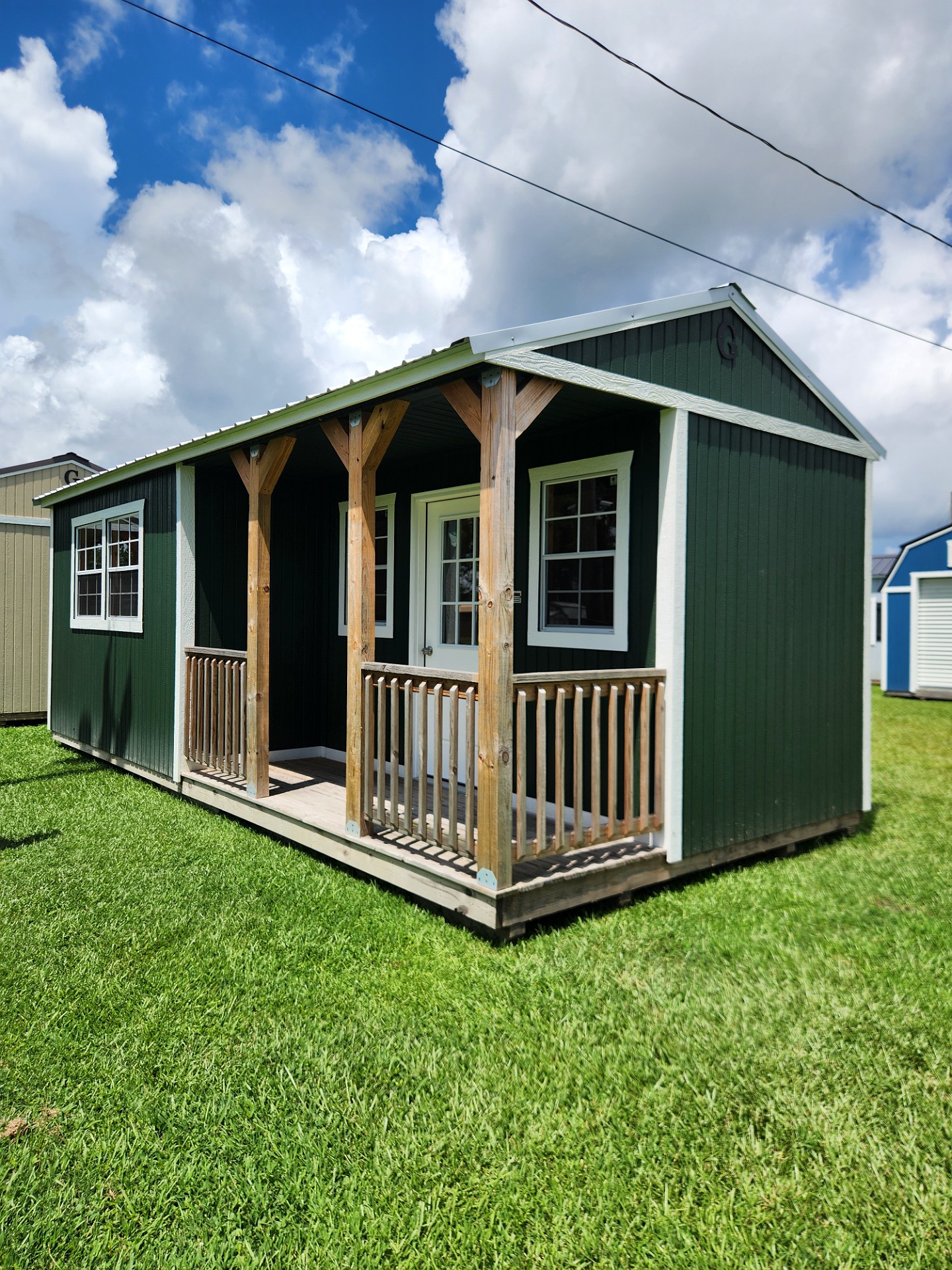 12x24 Corner Porch Cabin at Toler's Coastal Structures - Newport
