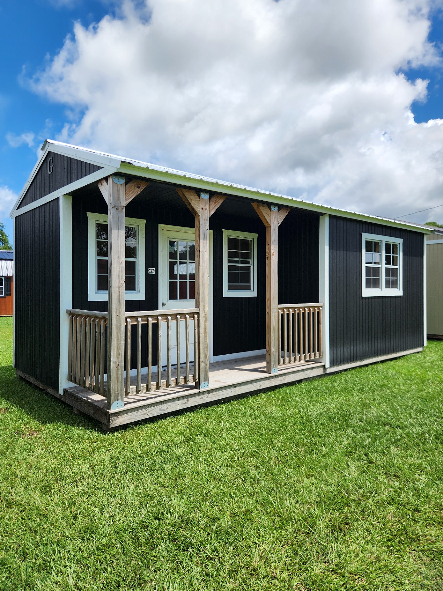 12x24 Corner Porch Cabin at Toler's Coastal Structures - Newport