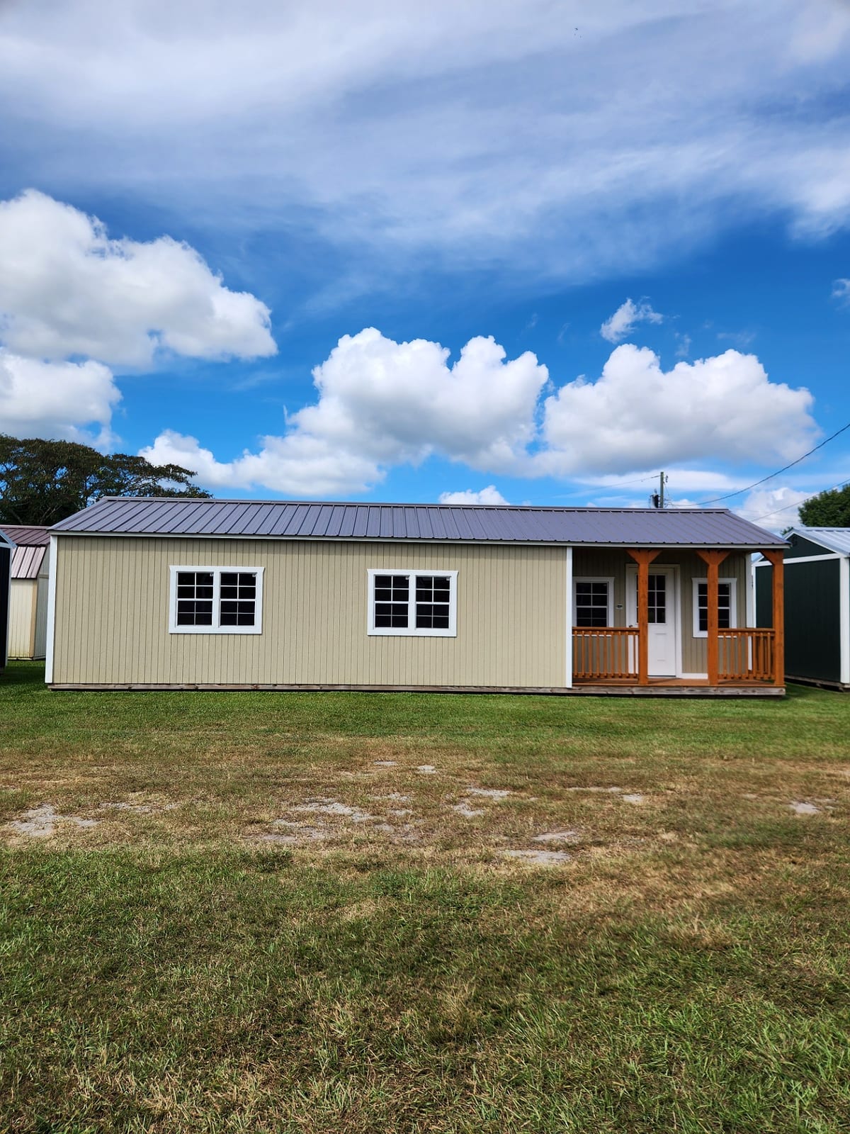 16x40 Corner Porch Cabin at Toler's Coastal Structures - Newport