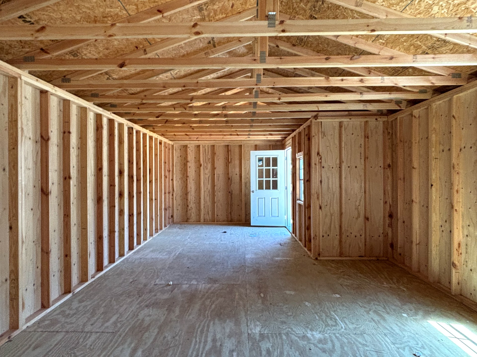 16x32 Corner Porch Cabin at Portable Buildings of Ravenel