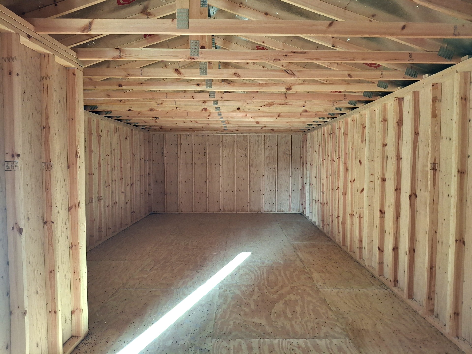 16x36 Corner Porch Cabin at Kirbyville Lot - Essex Bros