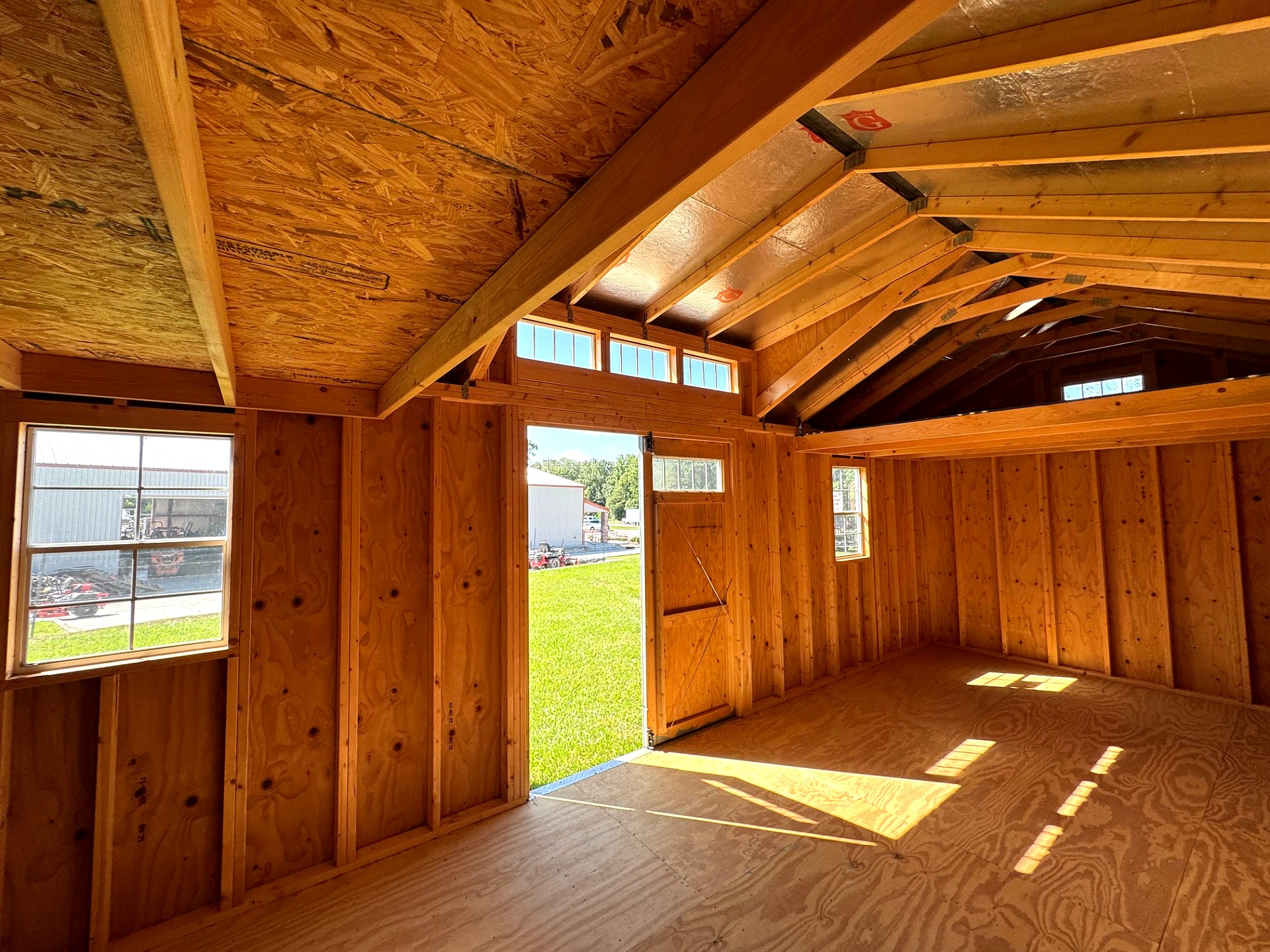 12x28 Dormer Shed at Southern Ag Equipment, LLC - Saint Francisville, Louisiana