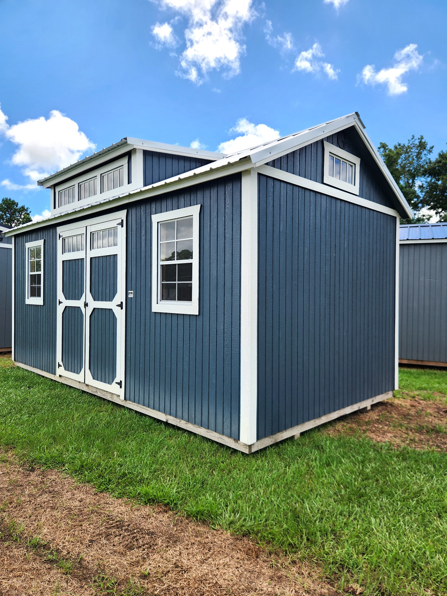 10x20 Dormer Shed at Toler's Coastal Structures - Newport