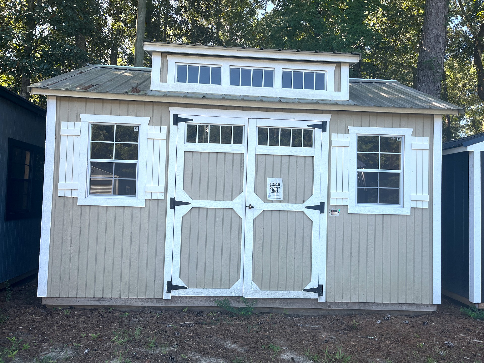 12x16 Dormer Shed at Portable Buildings of Ravenel