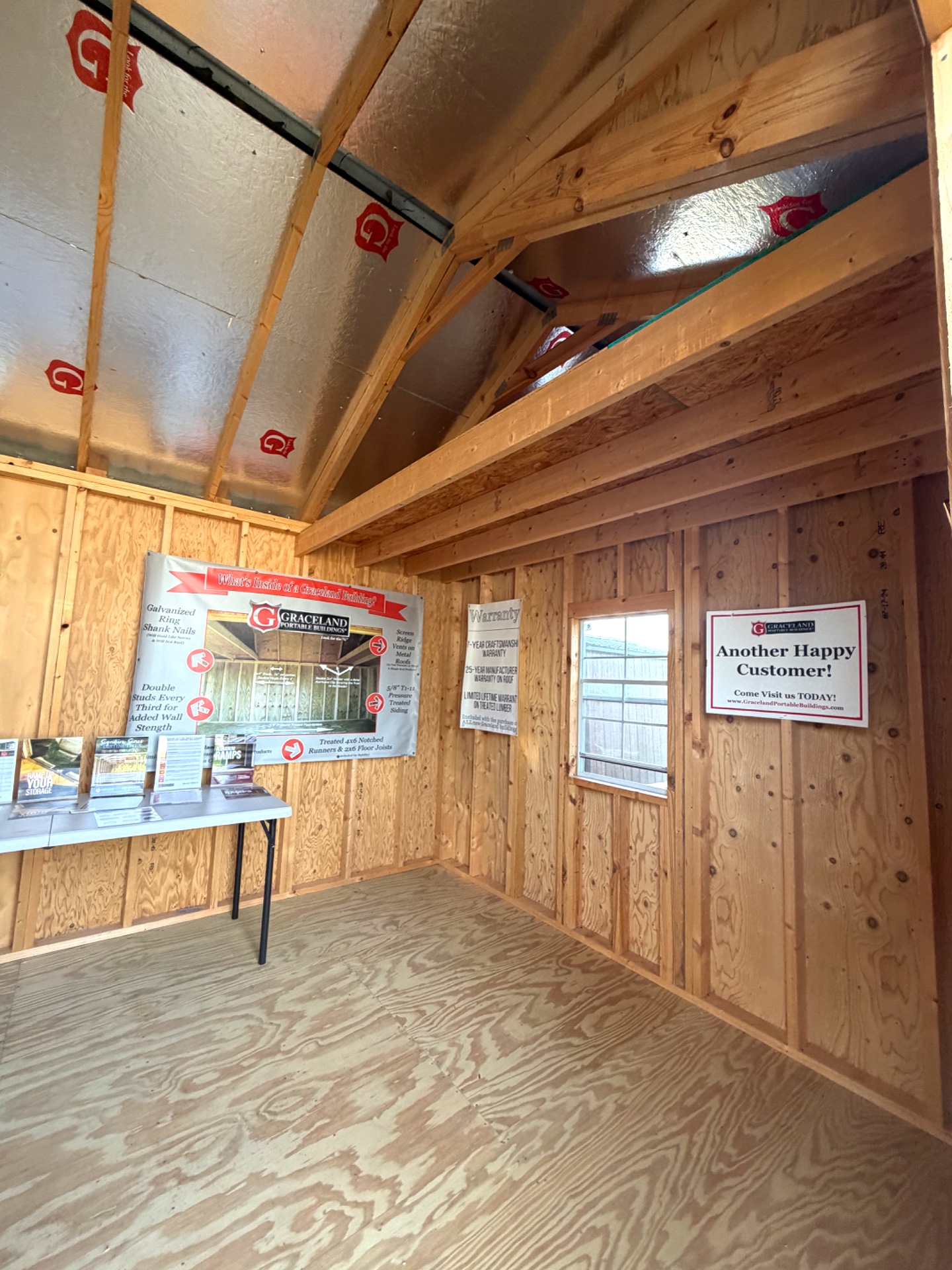 12x16 Dormer Shed at Willis Buildings