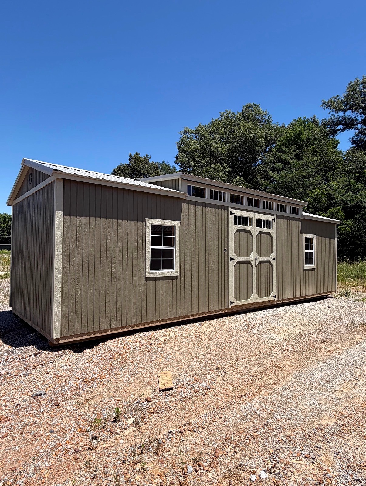 12x32 Dormer Shed at Jimmy's Portable Buildings of Savannah, TN