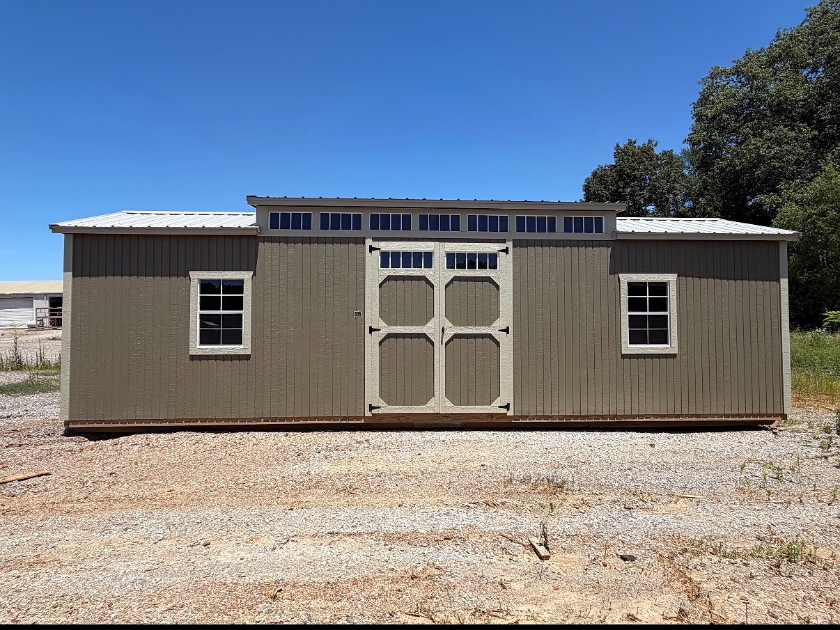12x32 Dormer Shed at Jimmy's Portable Buildings of Savannah, TN