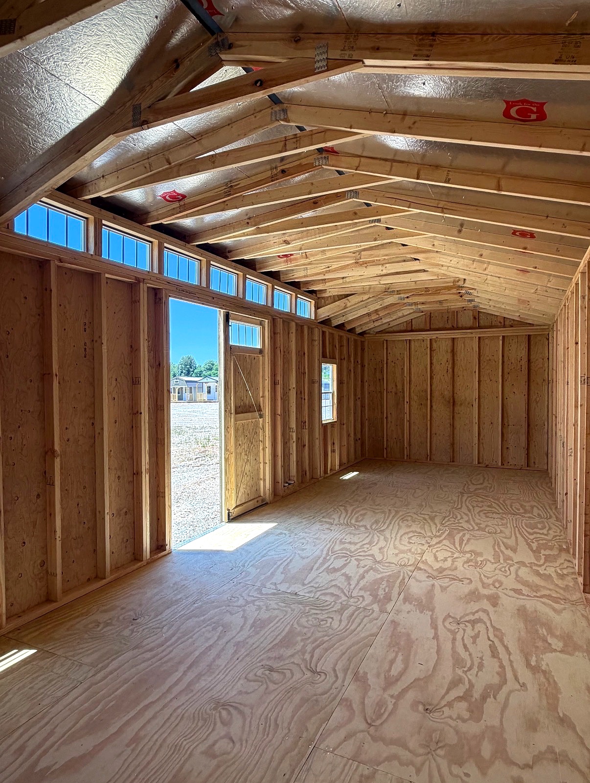 12x32 Dormer Shed at Jimmy's Portable Buildings of Savannah, TN