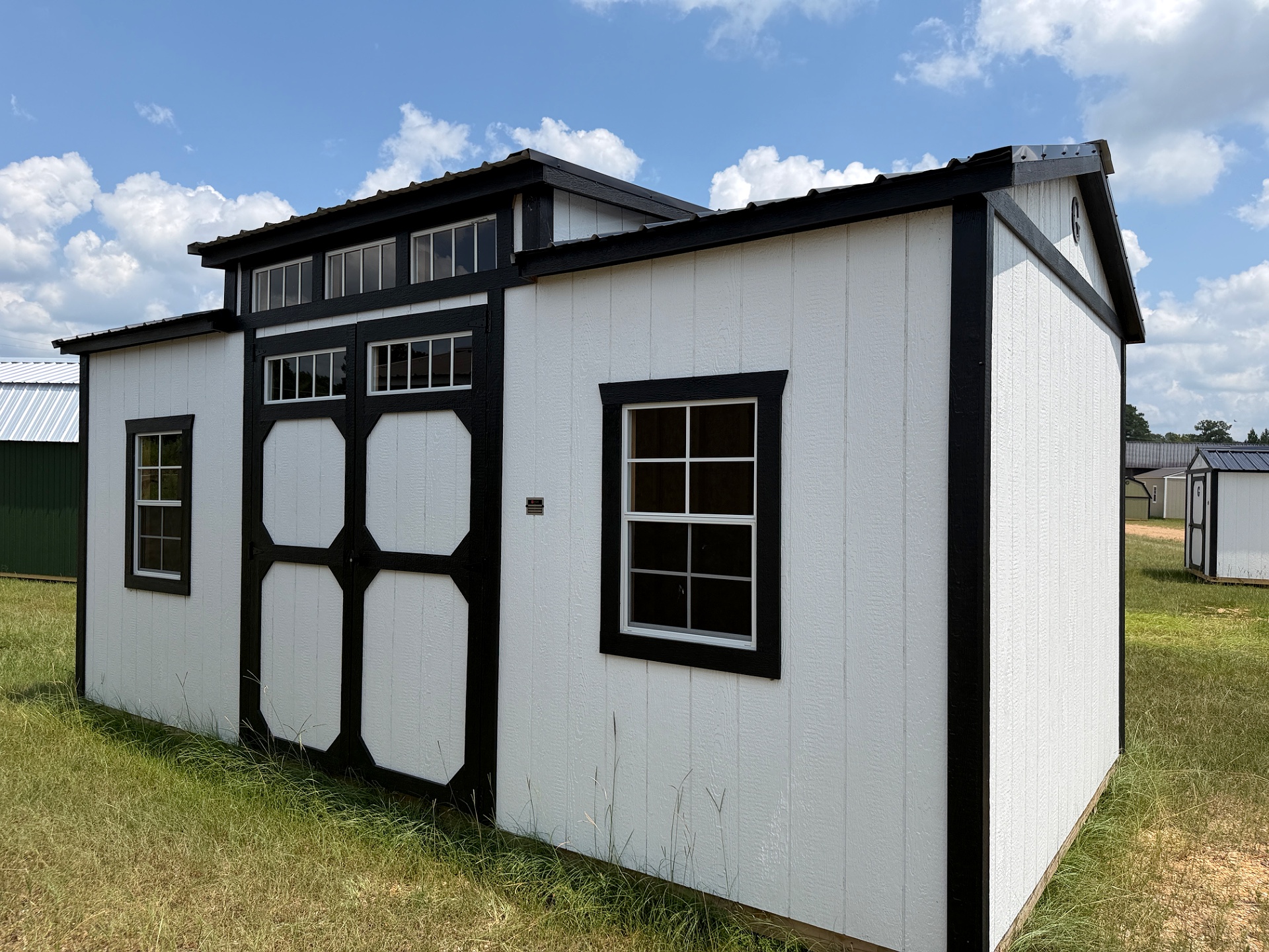 10x20 Dormer Shed Utility at Southern Ag Equipment, LLC - Saint Francisville, Louisiana