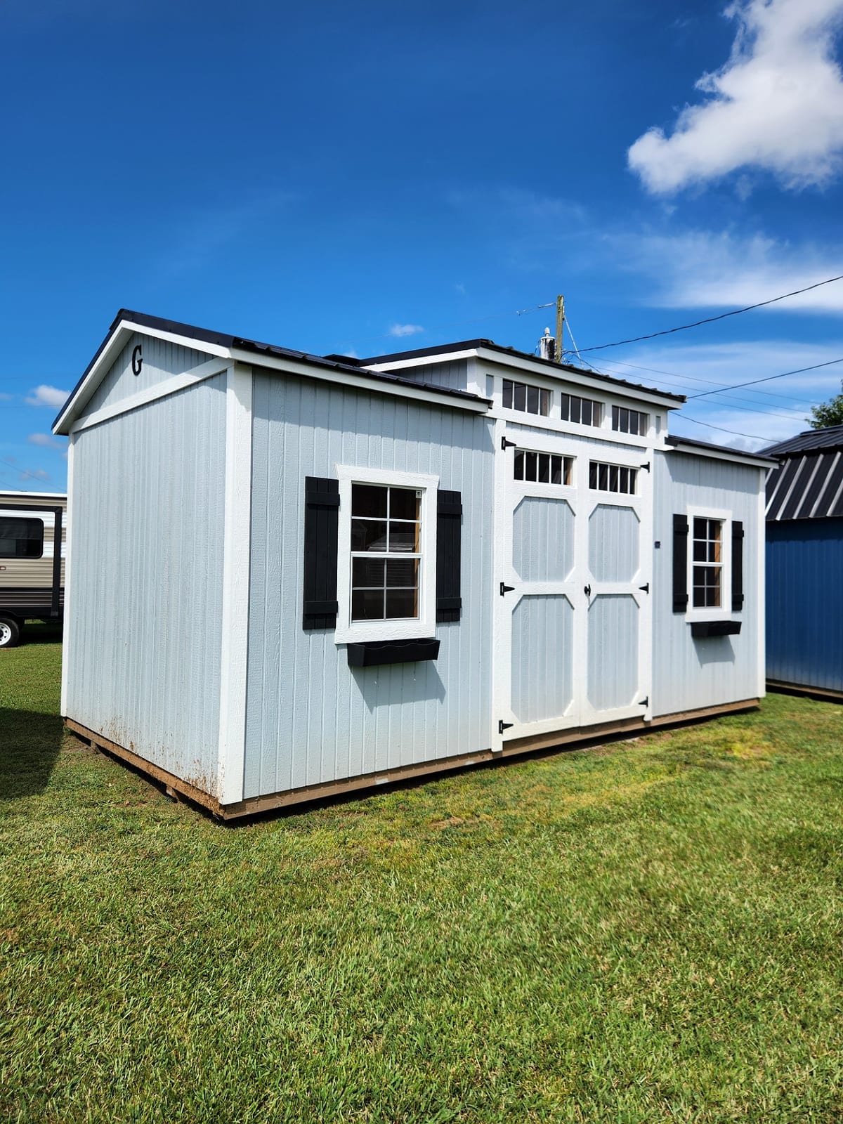 10x20 Dormer Shed Utility at Toler's Coastal Structures - Newport