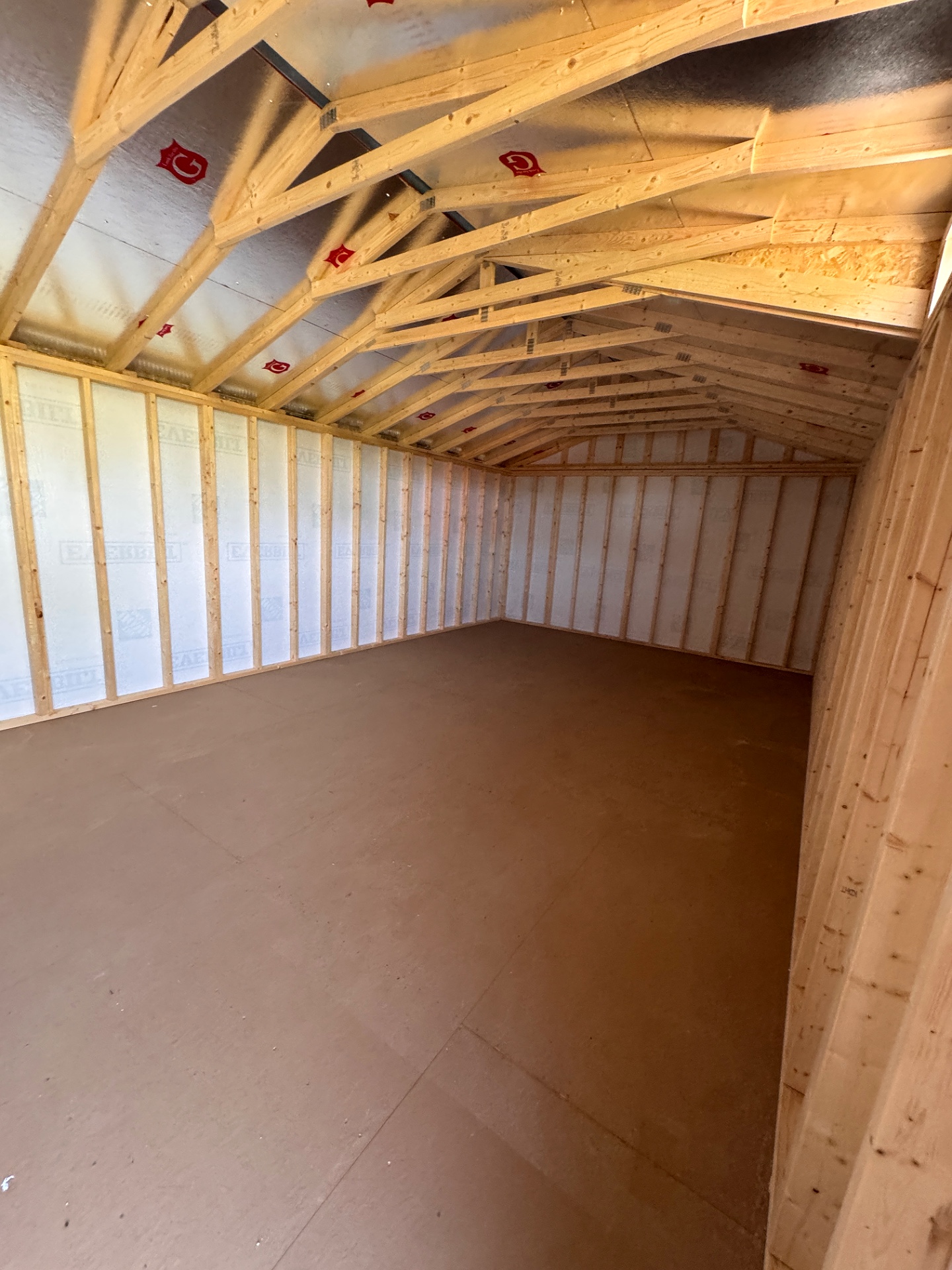 16x40 Dormer Shed Utility at Graceland of Cumming