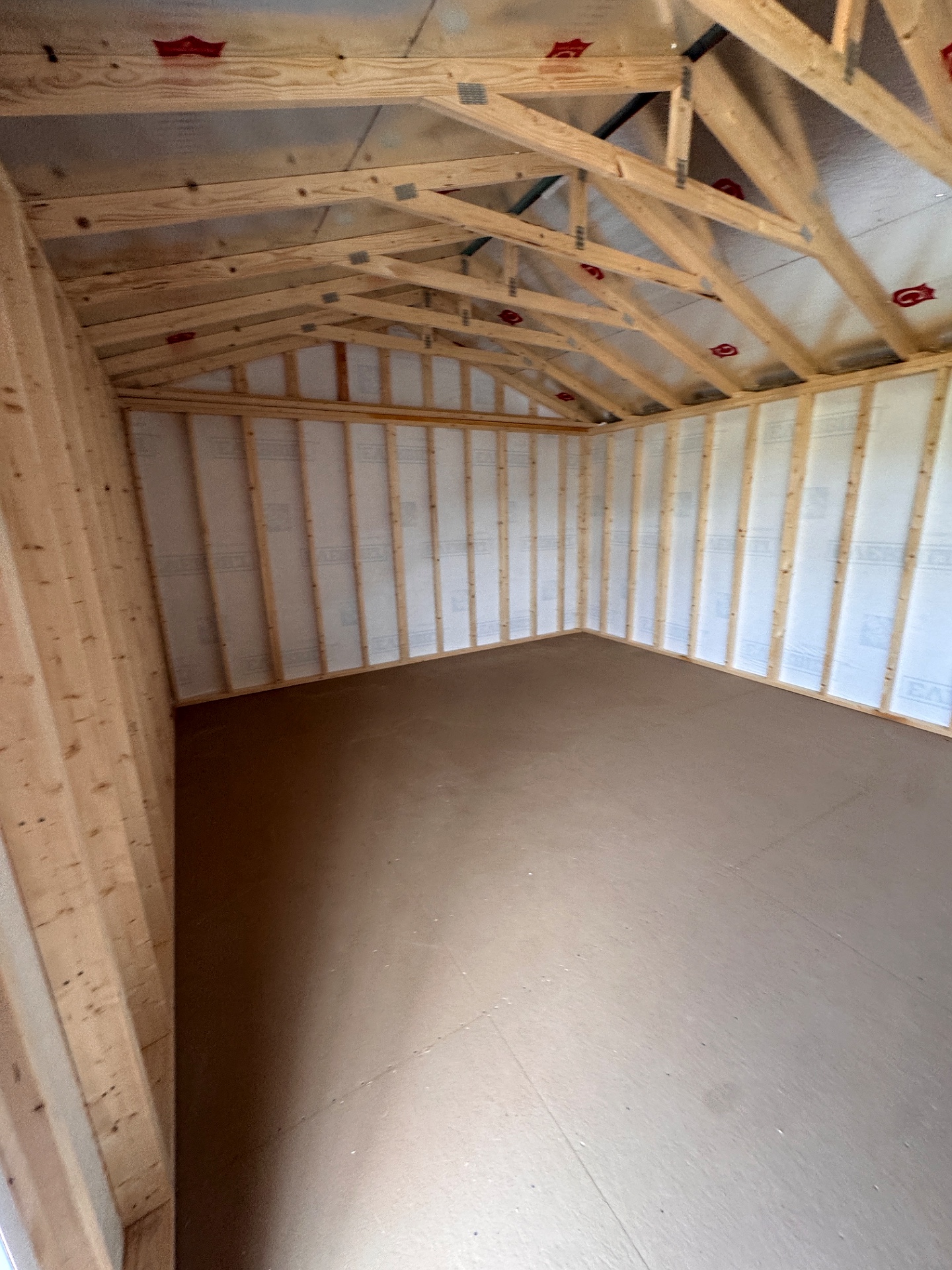 16x40 Dormer Shed Utility at Graceland of Cumming
