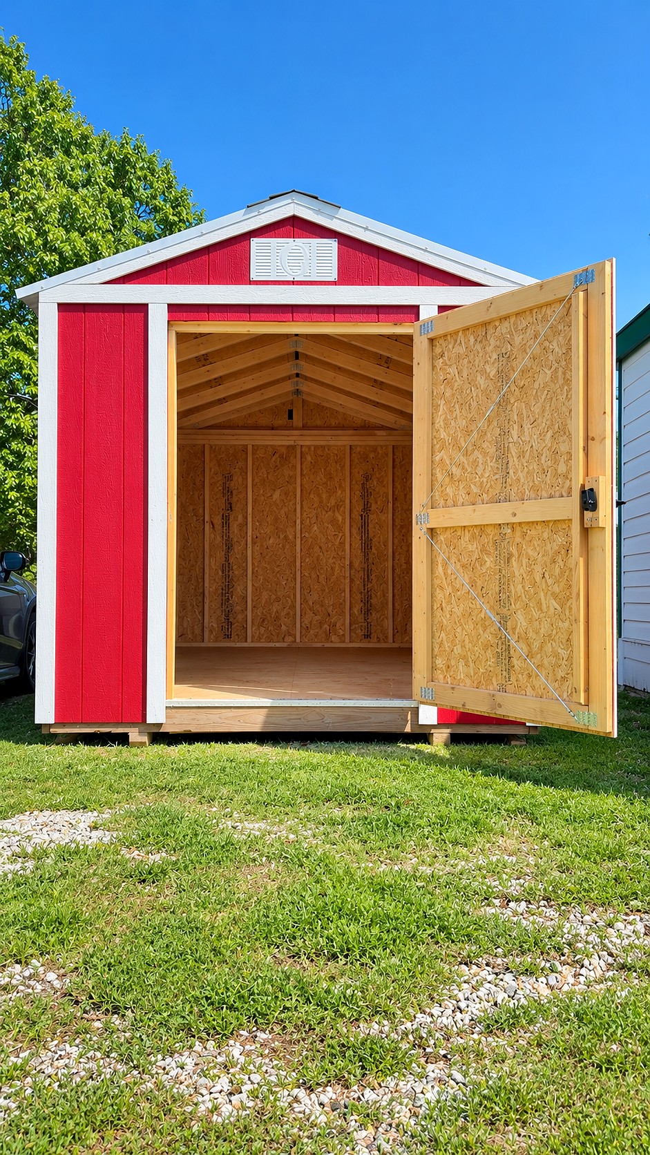 8x12 Econo Shed at Hanke Building Sales