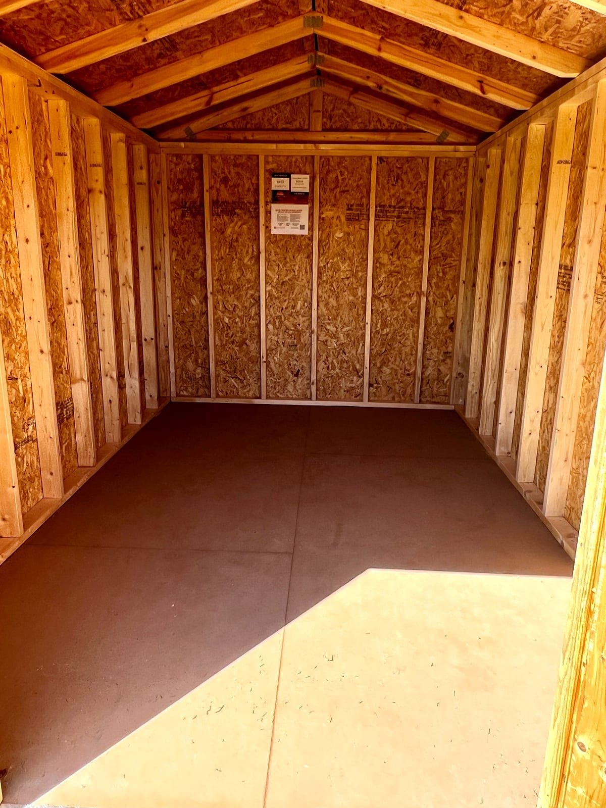 8x12 Econo Shed at Toler's Coastal Structures - Newport