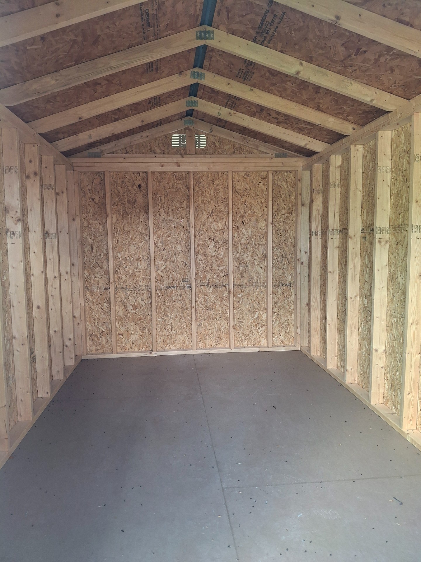 8x12 Econo Shed at Kirbyville Lot - Essex Bros