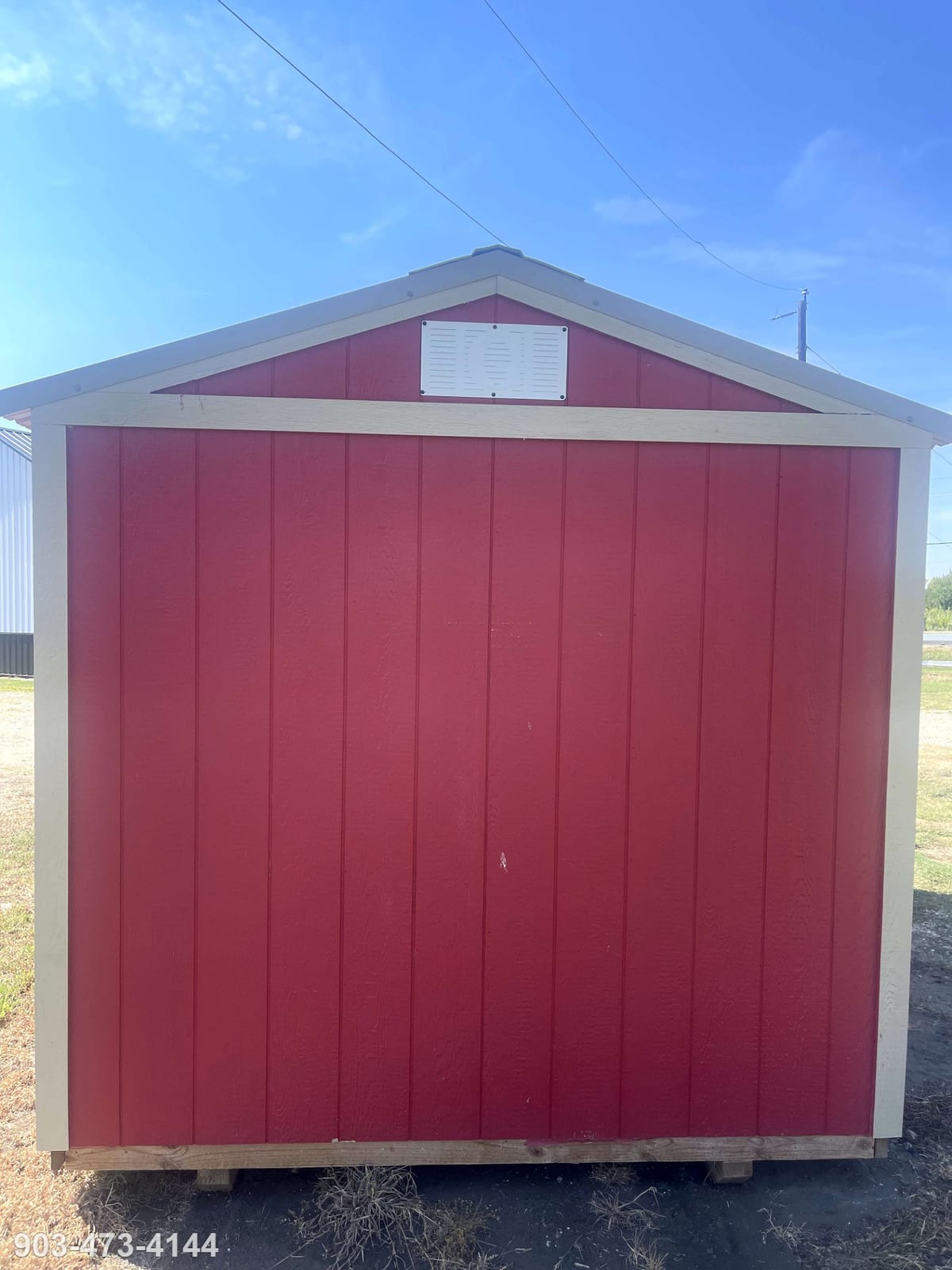 8x12 Econo Shed at Tyler Lot- ETX Steel Tyler