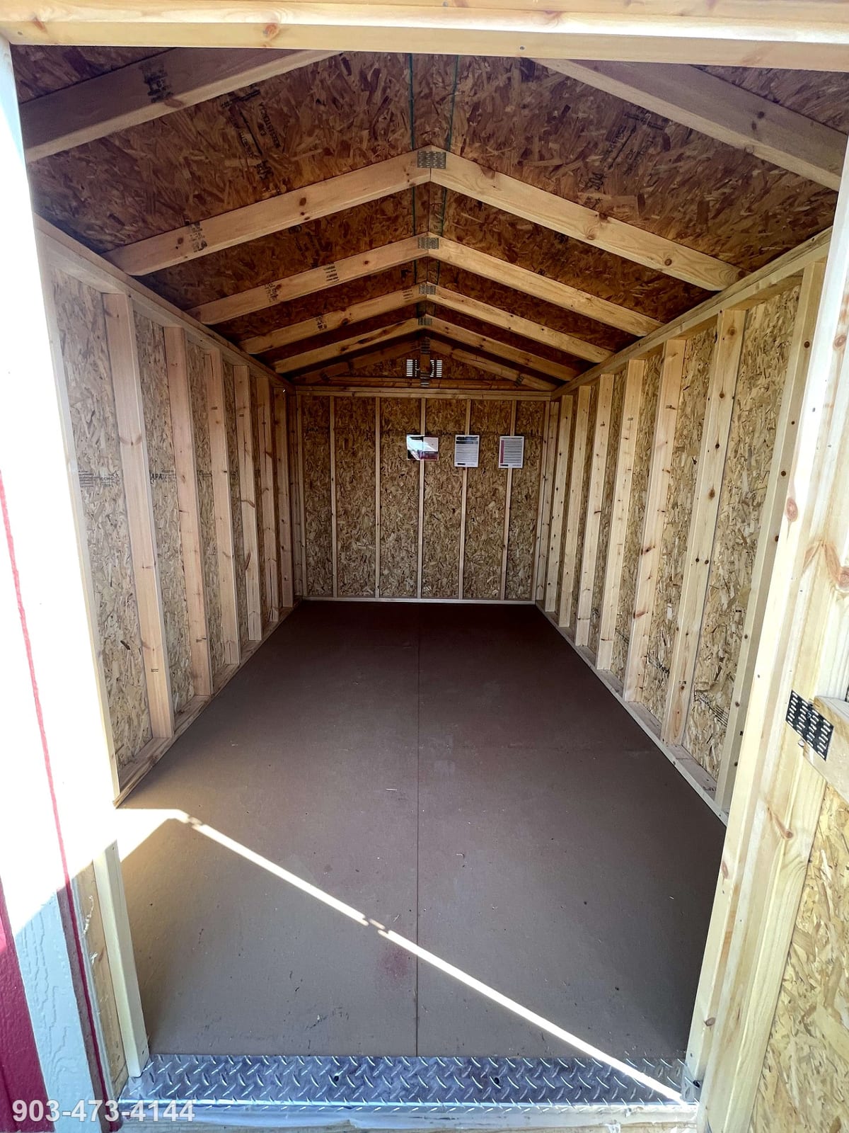8x12 Econo Shed at Tyler Lot- ETX Steel Tyler