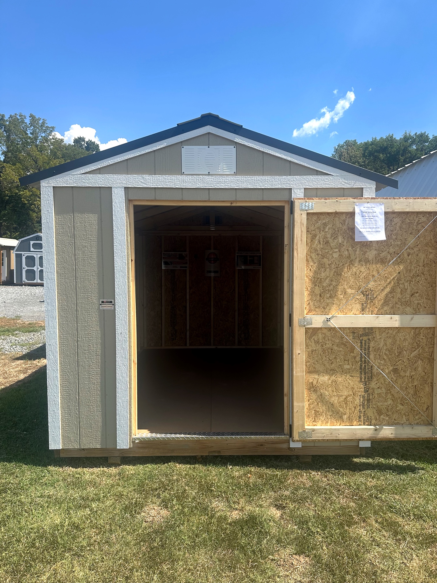 8x12 Econo Shed at G&L Carports & Portable Buildings