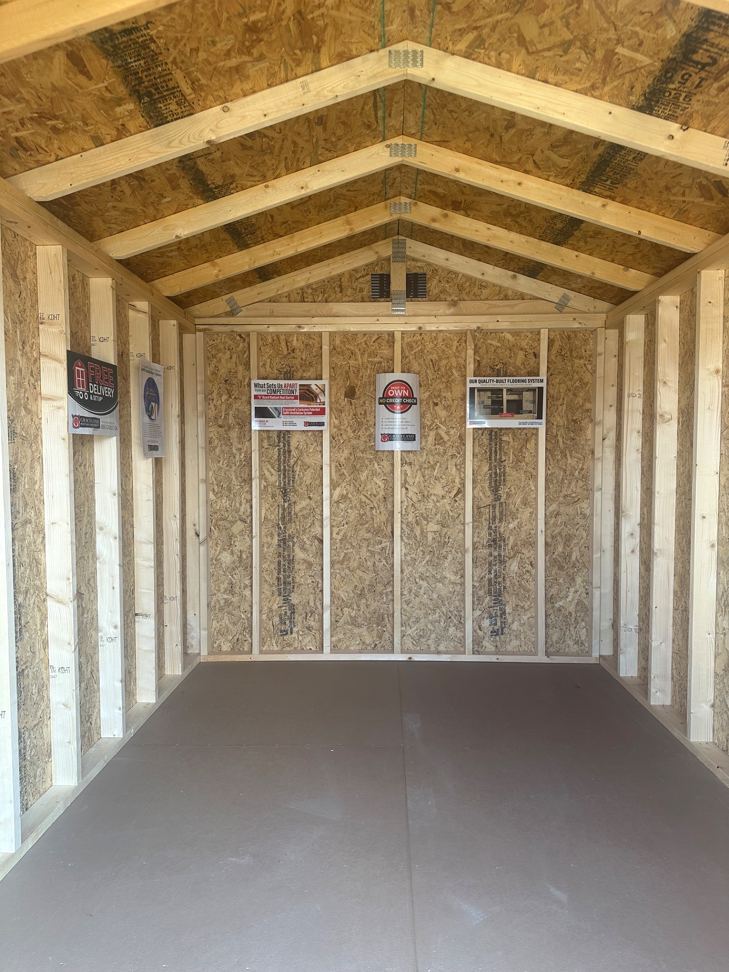 8x12 Econo Shed at G&L Carports & Portable Buildings
