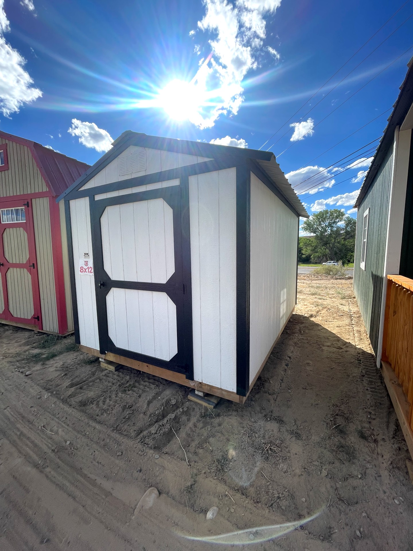 8x12 Econo Shed at GRACELAND FOUR CORNERS