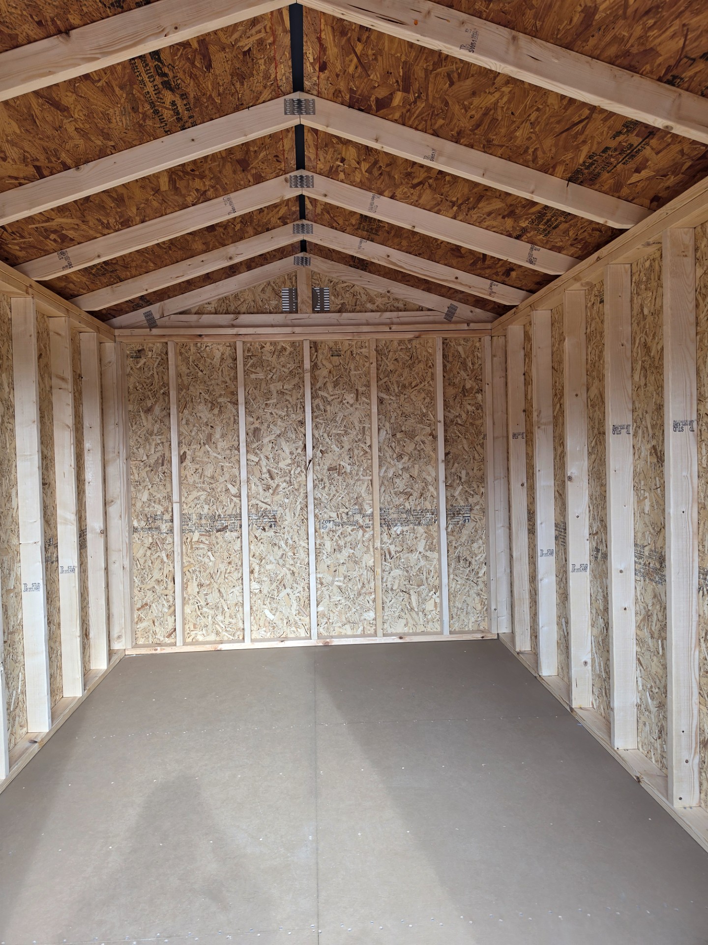 8x12 Econo Shed at Russellville Lot- Krazy K Buildings and More
